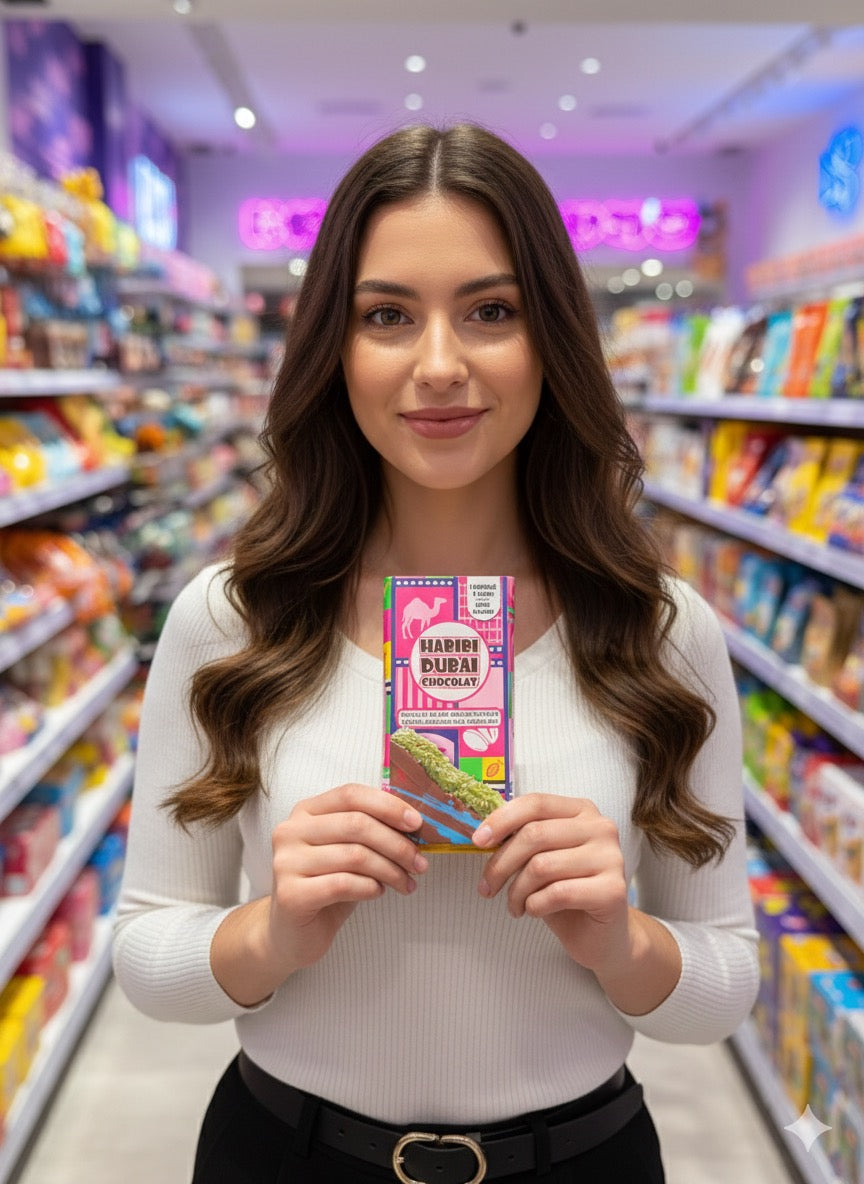 Habibi Dubai Chocolat – Chocolat au lait Knafeh Pistache 200g