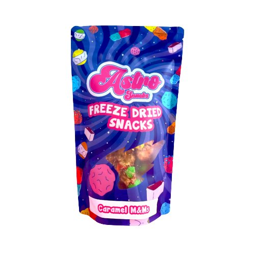 Astro Snacks - Freeze Dried Caramel M&M's - Bonbons lyophilisés -70g - Sugar Daddy's