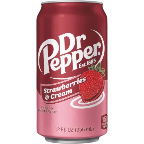 Dr Pepper - Fresas y Nata - 355ml