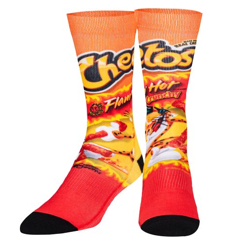 ODD SOX - Flaming Hot Crunchy Cheetos Socks