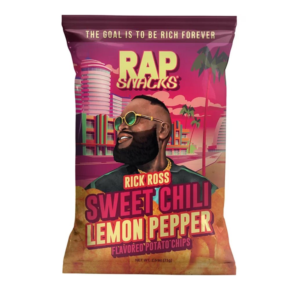 Rap Snacks - Rick Ross Sweet Chili Lemon Pepper - 71g - Sugar Daddy's