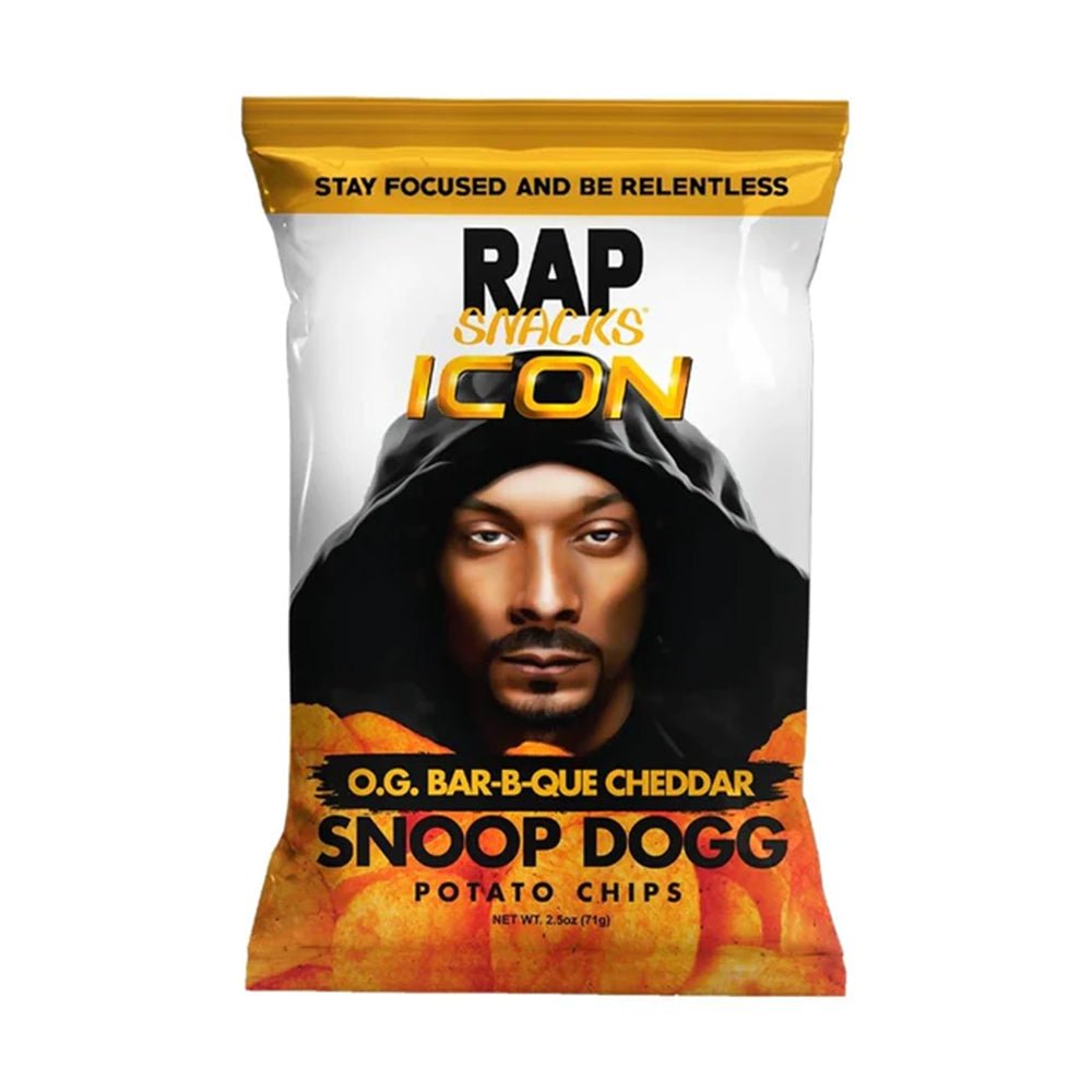 Rap Snacks - Snoop Dogg BBQ Cheddar - 71g - Sugar Daddy's